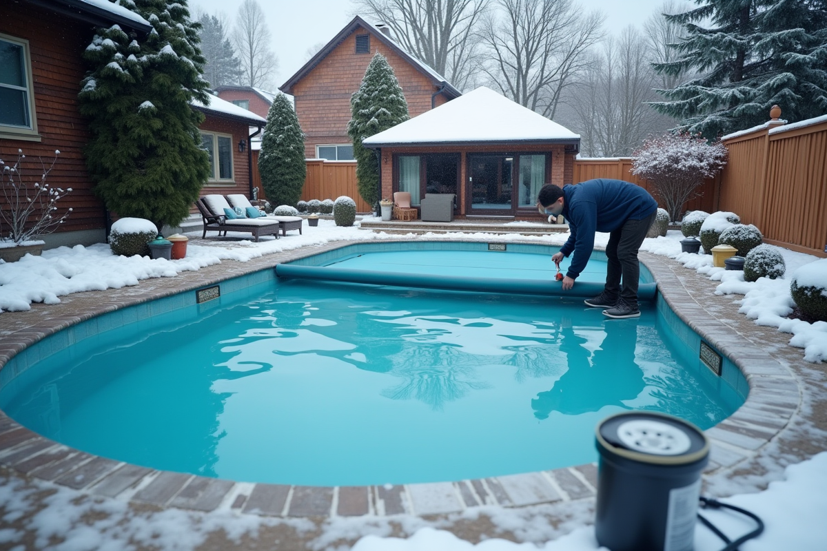 piscine gelée